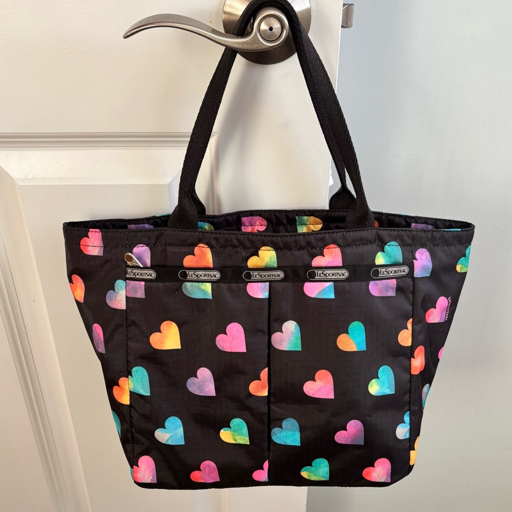 Lesportsac small everygirl tote wild at heart rainbow
